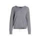 Relaxed V Neck Cashmere Hoodie