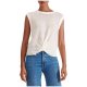 Twist Front Sleeveless Sweater