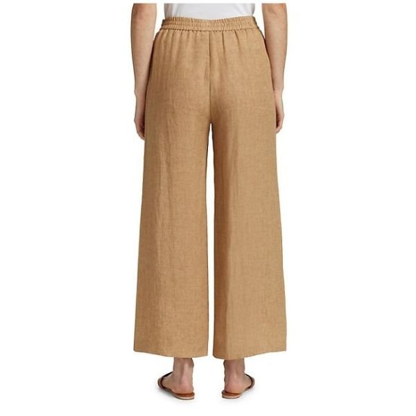 Wide Leg Linen Trousers