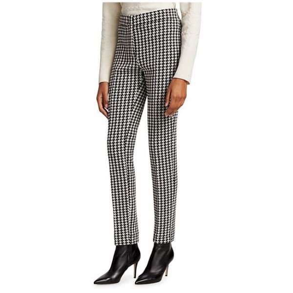 Houndstooth Jersey Pants