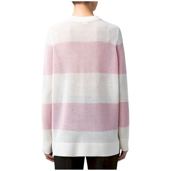 Wool Striped Knit Sweater