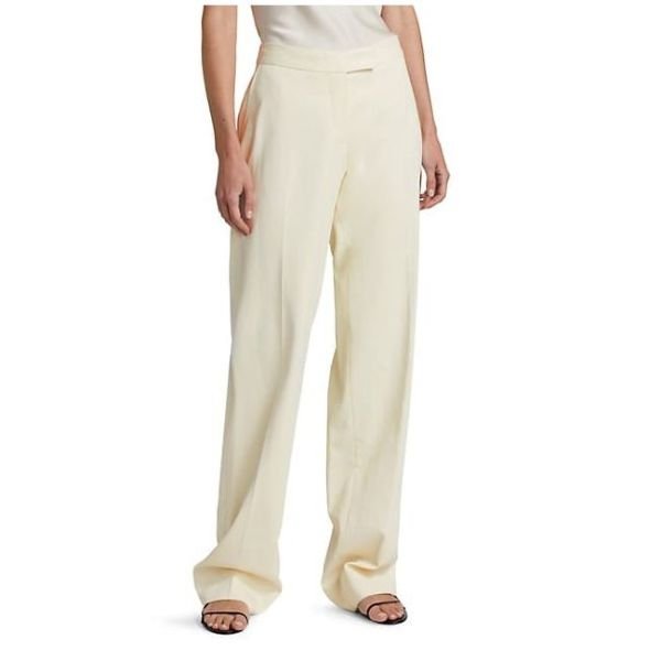 Relaxed Straight Leg Trousers