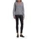 Relaxed V Neck Cashmere Hoodie