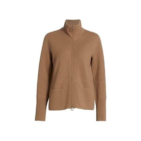 Full Zip Cashmere Sweater