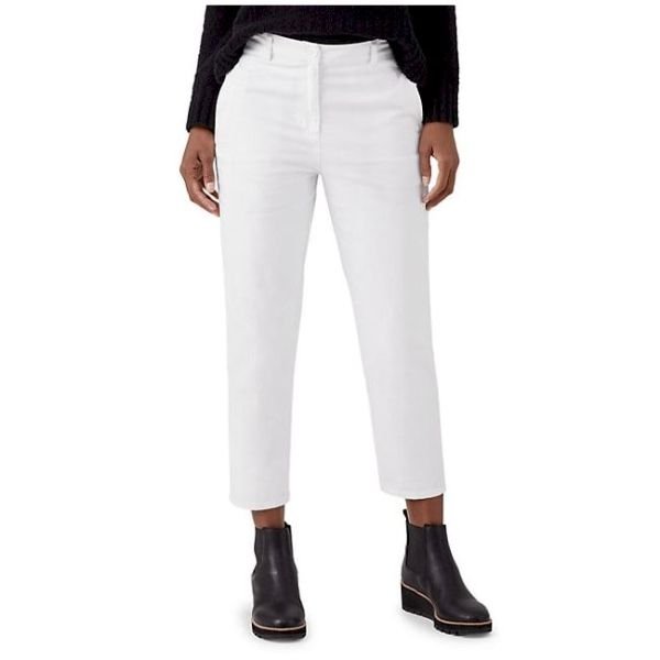 High Waist Tapered Ankle Pants